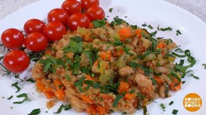 Готовим овощное рагу с фасолью и киноа. Доброе утро. Фрагмент выпуска от 01.04.2026