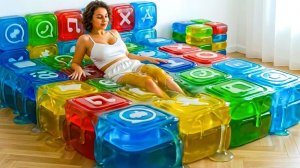 Какую невероятную кровать вы бы выбрали 🦋 Невероятно приятное АСМР. Мультики для детей. Мультики