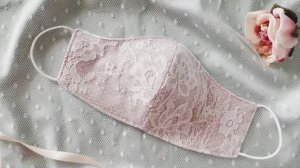 МАСКА ДЛЯ ЛИЦА СВОИМИ РУКАМИ / Многоразовая кружевная маска для лица с карманом для фильтра.
