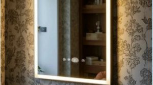 Как повесить и подключить сенсорное зеркало?