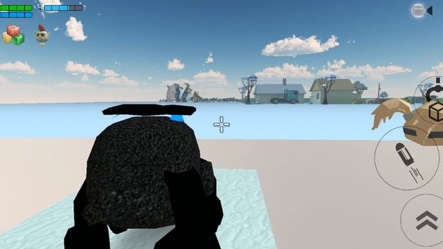 поймай волосы что бы они были посередине