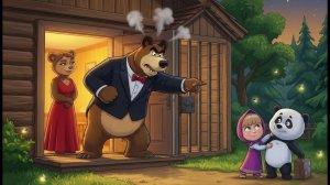 Почему Медведь бросил Машу и Панду? Печальная история… про Машу и Медведя. Мультики для детей
