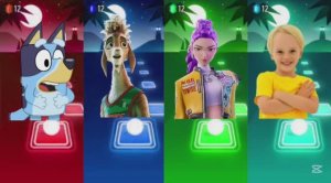 Тайлс Хоп: Музыкальный Баттл — К-Поп Охотники на Демонов, Блуи, Влад и Ники против Шерифа Лабрадора