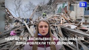 Удар ВСУ по Васильевке: из-под завалов дома извлекли тело девочки