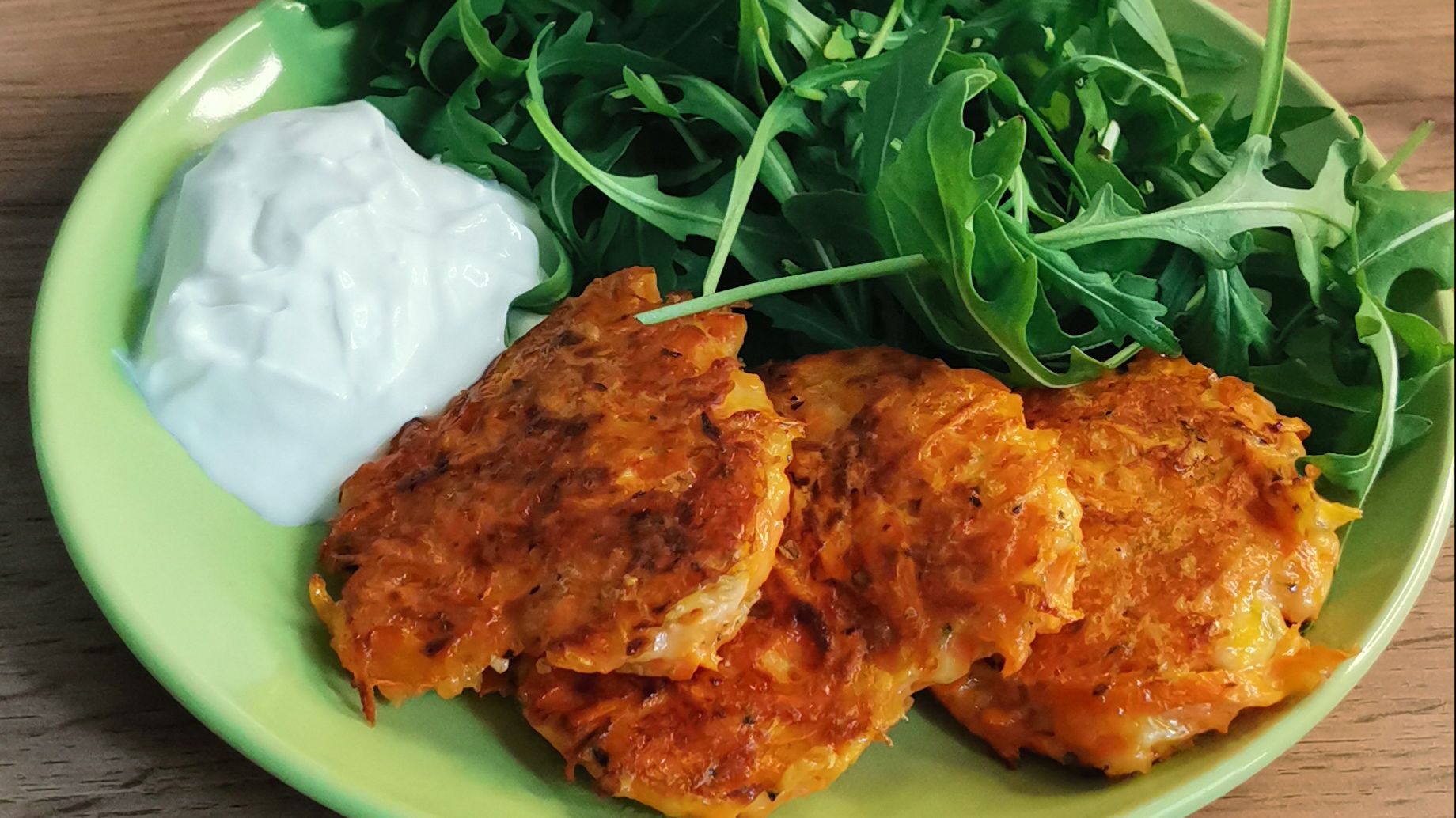 Морковные оладьи