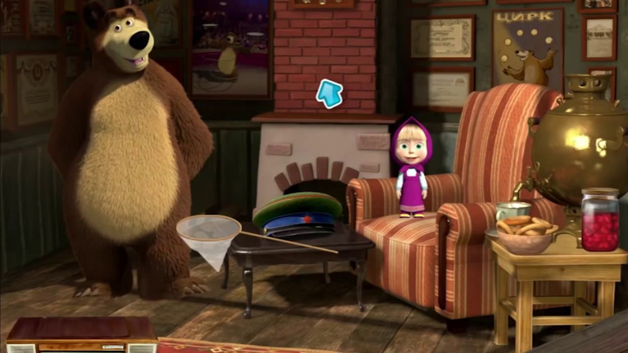 Маша И Медведь! Большое Прохождение Детских Игр! Игры для Детей!