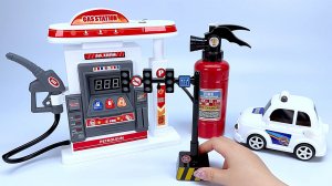 Мультики про машинки для мальчиков. Автозаправка. Полицейские машины