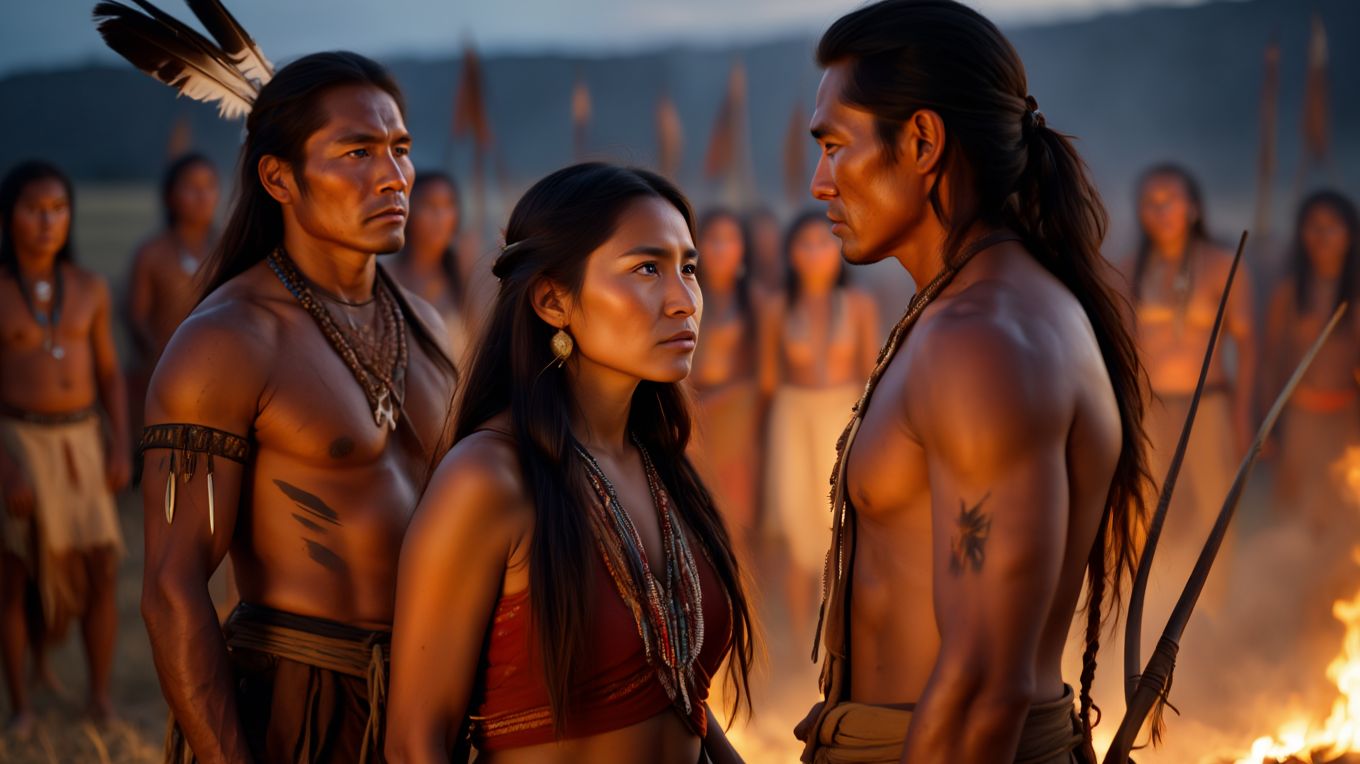 В племени ждали, что она выберет великого охотника… но духи указали на другого