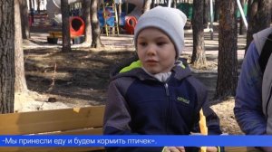 Сегодня в одном из парков Первоуральска появились новые кормушки
