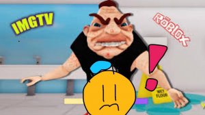 Сбеги от злого задиры в Roblox чтобы выжить!!!!