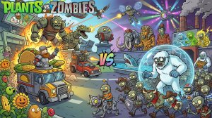Зомби против растений! Plants vs Zombies ПвЗ PvZ Растения против Зомби Битва прохождение игры