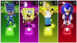 Коннор против Губки Боба, Симпсона и Соника: Музыкальная Битва в Тайлс Хоп — Танцевальный Ритм