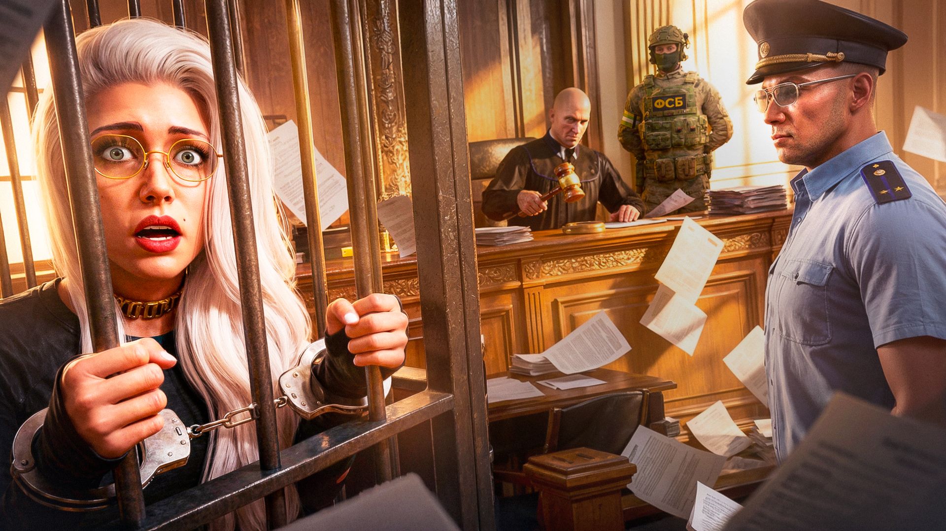 СУД НАД СОТРУДНИКОМ ФСБ: ЧТО Я НАТВОРИЛА? в ГТА 5 РП