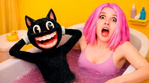 Я ПРИНЯЛ ВАННУ С БОМБОЧКОЙ КАРТУН КЭТА В 3:00… ОН ПРИШЁЛ