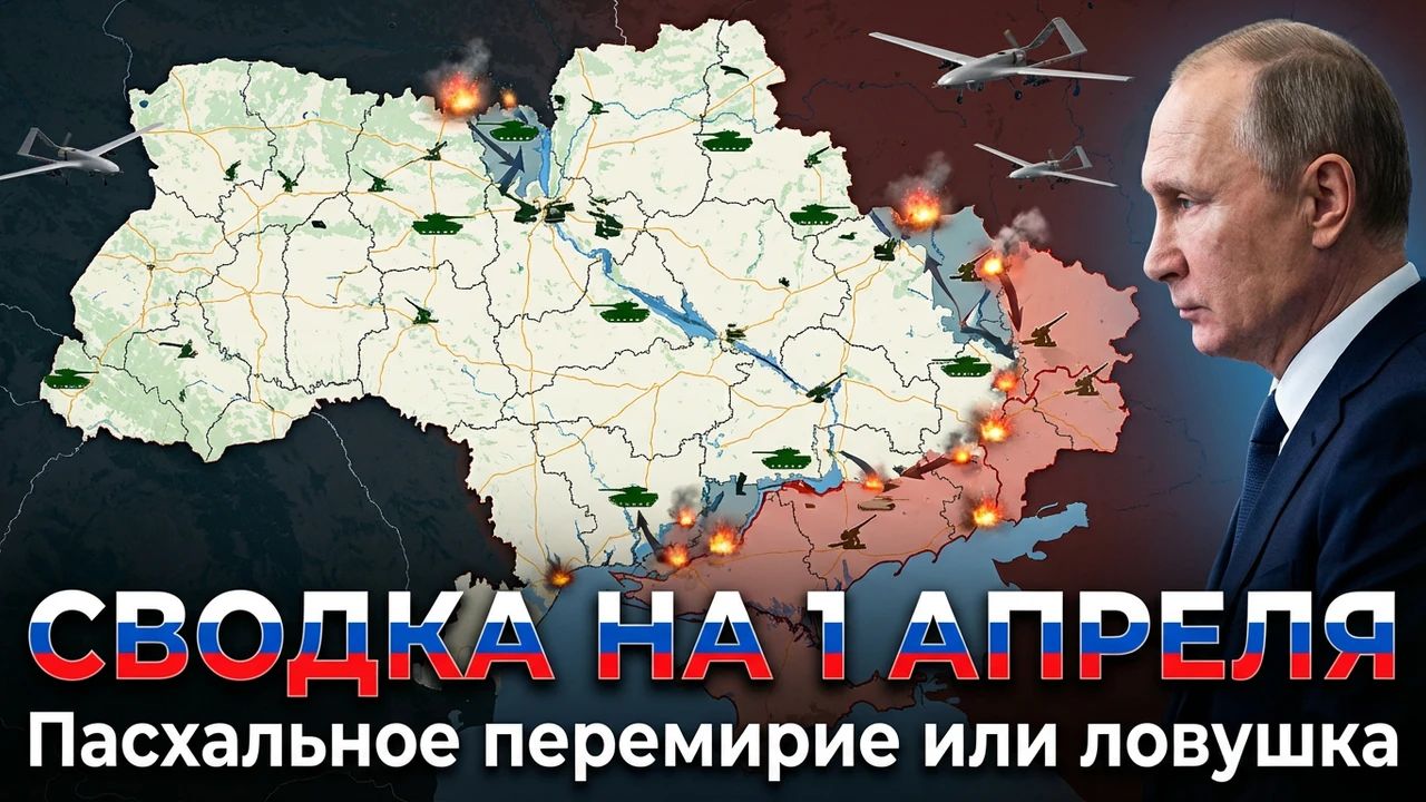 СВОДКА НА 1 АПРЕЛЯ, КАРТА СВО СЕГОДНЯ, НОВОСТИ , СВО НА УКРАИНЕ, ВОЙНА ИРАН 2026 ЮРИЙ ПОДОЛЯКА