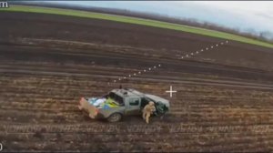 🔥Уничтожение очередного пикапа с живой силой противника операторами БпЛА 14 гвардейской бригады