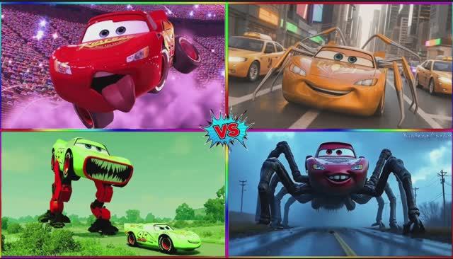 МУЛЬТИКИ, МАШИНКИ 🏎️ ПАУК-МАКВИН против МОЛНИИ МАКВИНА! 🏆 КТО круче ТАНЦУЕТ? БИТВА героев