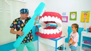 Nastya in stories about safety rules and good behavior for kids