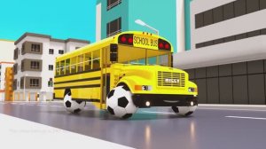 Детские песенки «Колеса на автобусе» - «Желтый автобус на колесах» - Детские стишки и песенки