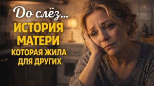 ДО СЛЁЗ… ИСТОРИЯ МАТЕРИ, КОТОРАЯ ВСЮ ЖИЗНЬ ПРОЖИЛА ДЛЯ ДРУГИХ│ИСТОРИИ ИЗ ЖИЗНИ