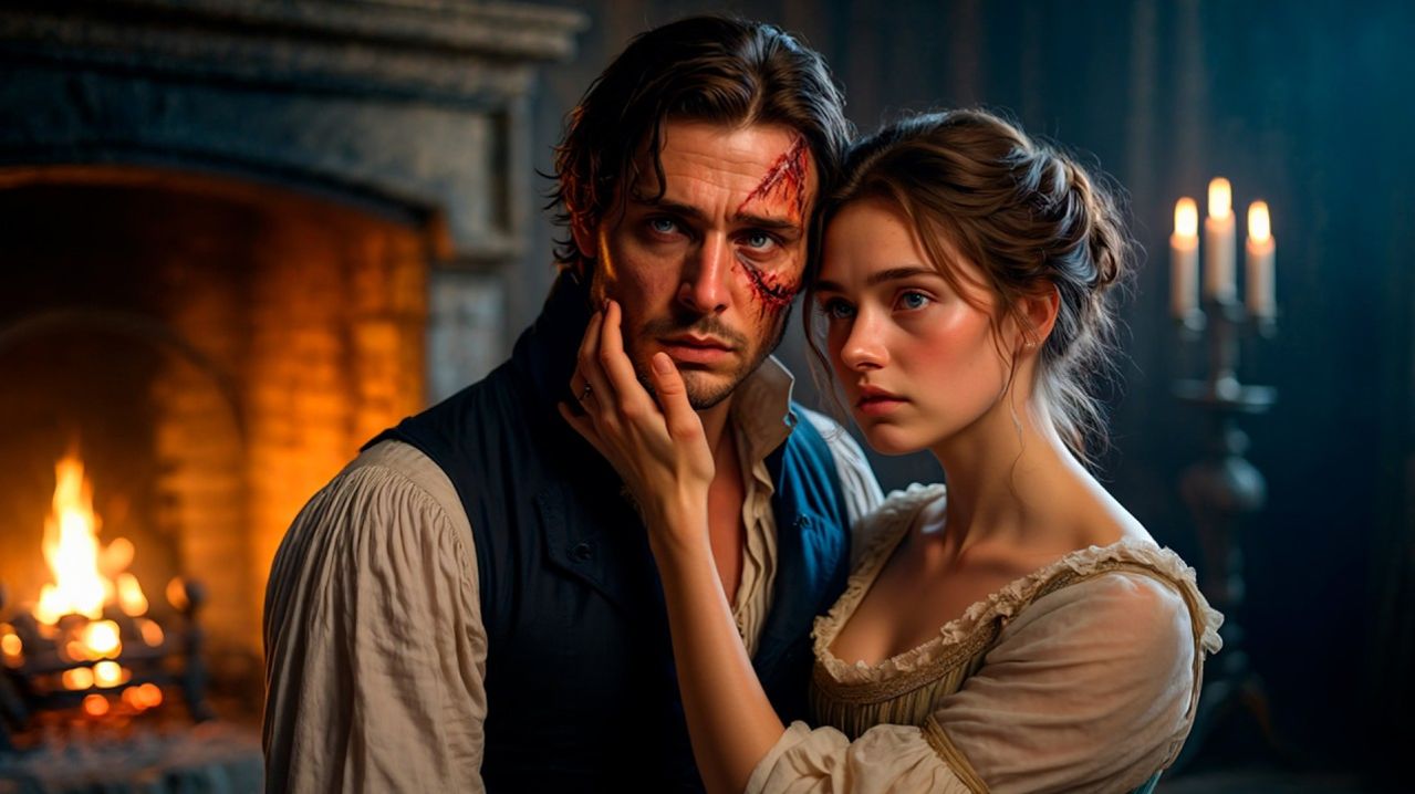 Все боялись его лица... но только она прошептала: «Ты не чудовище»