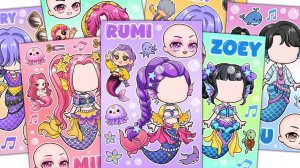 Бумажный АСМР💜 Кей - Поп Охотницы на Демонов 💜 Руми Мира Зои 💜