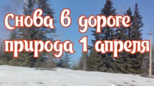 Снова в дороге/природа 1 апреля