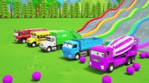 Колёса автобуса. Песня про бинго - Прыжки с футбольным мячом. Детские песенки и стишки для малышей.