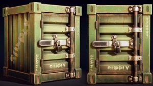 Stylized Military Crate Tutorial (PART 06)
