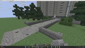 Я построил почти такой же парк, как в Припяти, в Майнкрафте.