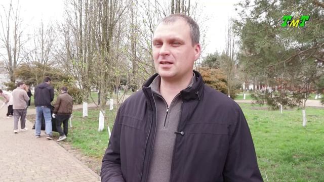 В Тахтамукайском районе прошел первый весенний субботник