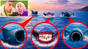 ДРОН ПОЙМАЛ МОНСТРОВ ОКЕАНА:ПОЖИРАТЕЛЬ МОРЕЙ, ЭЛЬ ГРАНД МАЯ И БЛУПА!!!