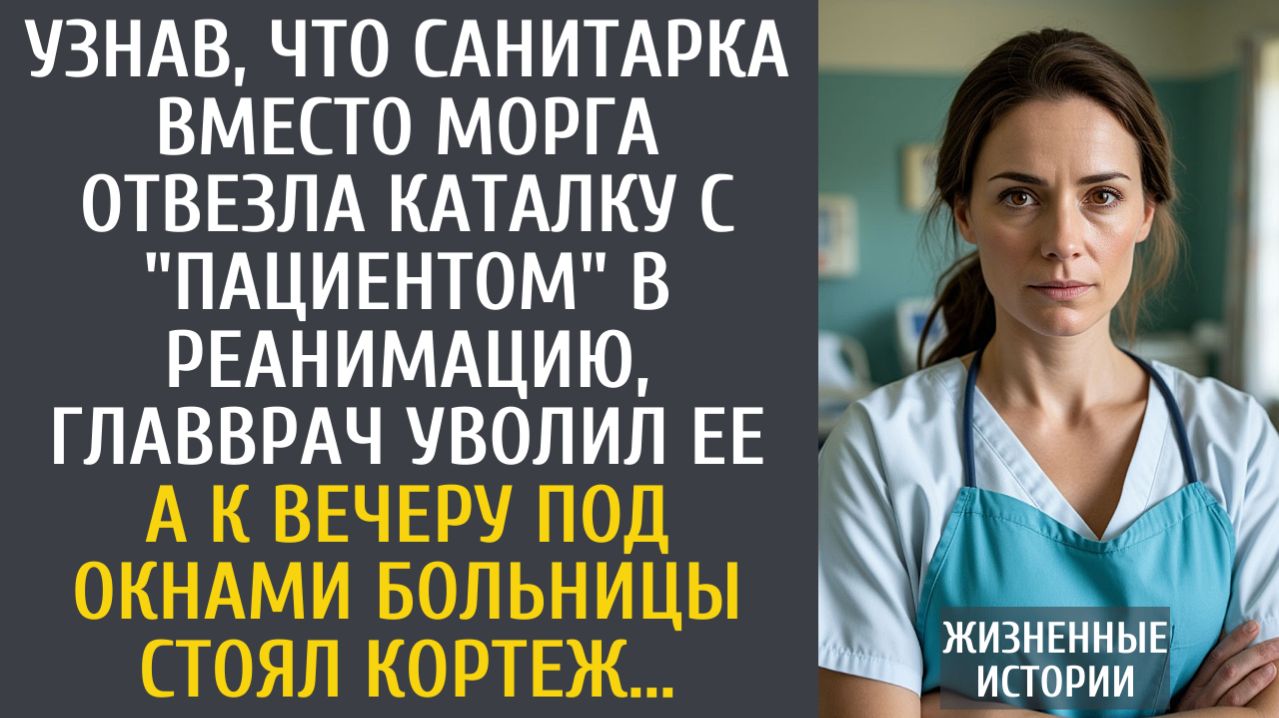 Истории из жизни: Узнав, что санитарка вместо морга отвезла каталку с "пациентом" в реанимацию…