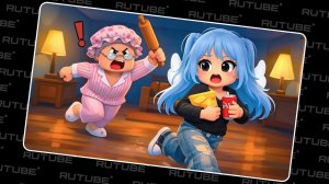 НЕ БУДИ БАБУШКУ В 3 ЧАСА НОЧИ В РОБЛОКС! Праводиагональное видео