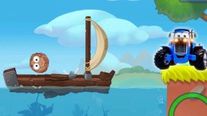 СИНИЙ ТРАКТОР И КРАСНЫЙ ШАРИК - СЕКРЕТНОЕ ПУТЕШЕСТВИЕ - ИГРОВОЙ МУЛЬТИК #3