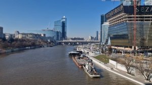 Вид на Москва Сити с моста Багратион 31.03.2026