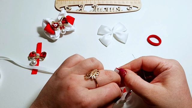 МК бантиков из ролика 65
мастер класс бантиков из ленты 25 см