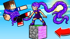 ЗАСТРЯЛ НА ОДНОМ БЛОКЕ С ЛИЛИ ЛАВБРЕЙДС В МАЙНКРАФТ POPPY PLAYTIME 5