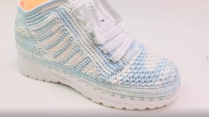 Вяжем Кроссы Часть 1  Учимся вязать обувь крючком