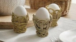 Пашотница - МК по плетению подставки для яиц