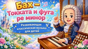 Бах — Токката и фуга ре минор | Развивающая классическая музыка для детей