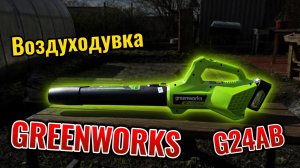 Воздуходувка Greenworks G24AB 24V 2404807