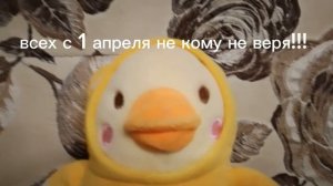 с 1 апреля всех моих подписчики😁😁😁😀😀👍🪿🪿