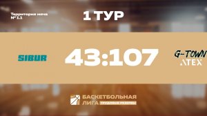 1 тур | СИБУР - G-Town ATEX