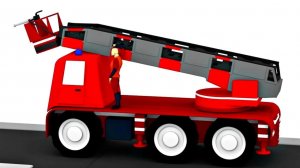 Мультик про пожарную машинку. Веселые песенки.