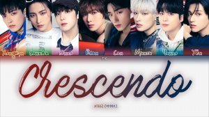 ATEEZ - Crescendo [ПЕРЕВОД НА РУССКИЙ/КИРИЛЛИЗАЦИЯ Color Coded Lyrics]