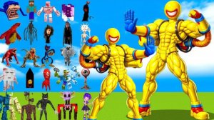 НОВЫЕ КРУТЫЕ БОССЫ ПРОТИВ БУФФ-ИГРОК из Poppy Playtime В МАЙНКРАФТЕ