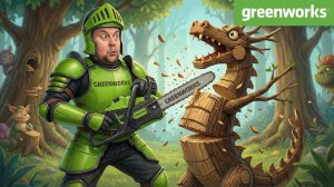 Цепная пила Greenworks 60v GD60CS25