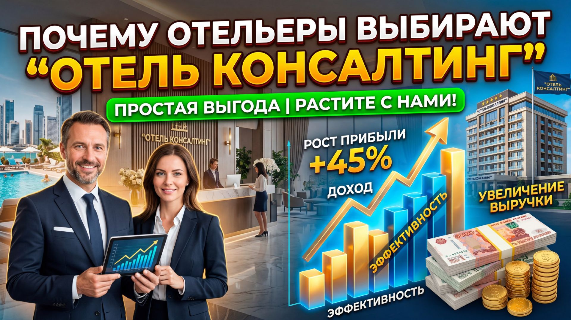 Почему отельеры выбирают «Отель Консалтинг»? Простоя выгода