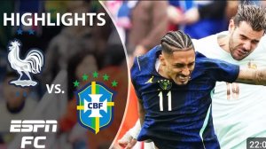 Бразилия - Франция. Обзор матча